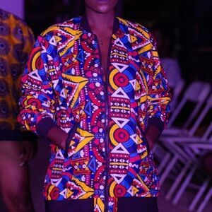 Ankara Bomber Jacket